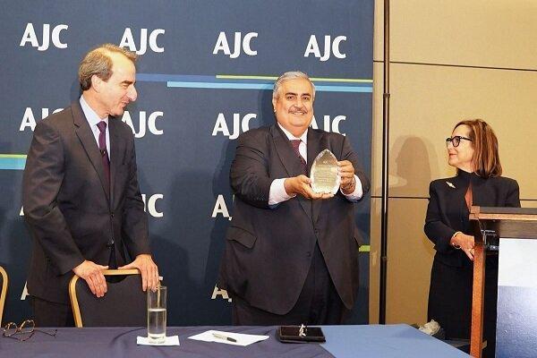 حضور وزیر خارجه بحرین در گردهمایی اعضای کمیته یهودیان آمریکا