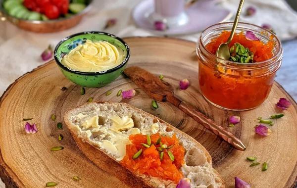 طرز تهیه مربا هویج خانگی خوشمزه با هل و گلاب