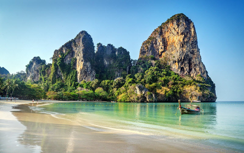 railay-beach-in-krabi ساحل ریلی در تور تایلند